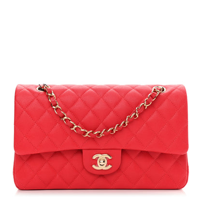 Chanel Caviar Quilted Medium Double Flap Red 1 of 9
