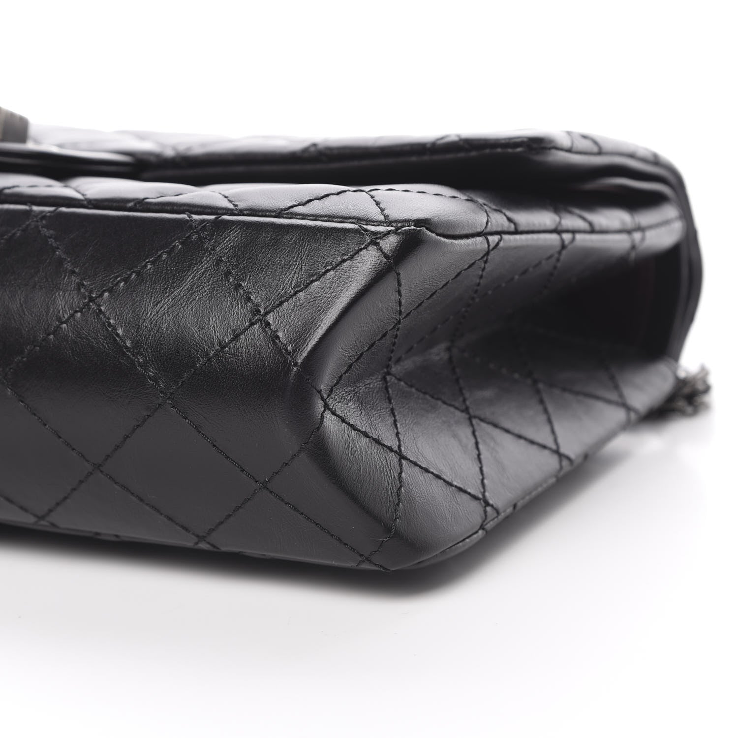 Chanel Aged Calfskin Quilted 2.55 Reissue 226 Flap Black 10 of 12