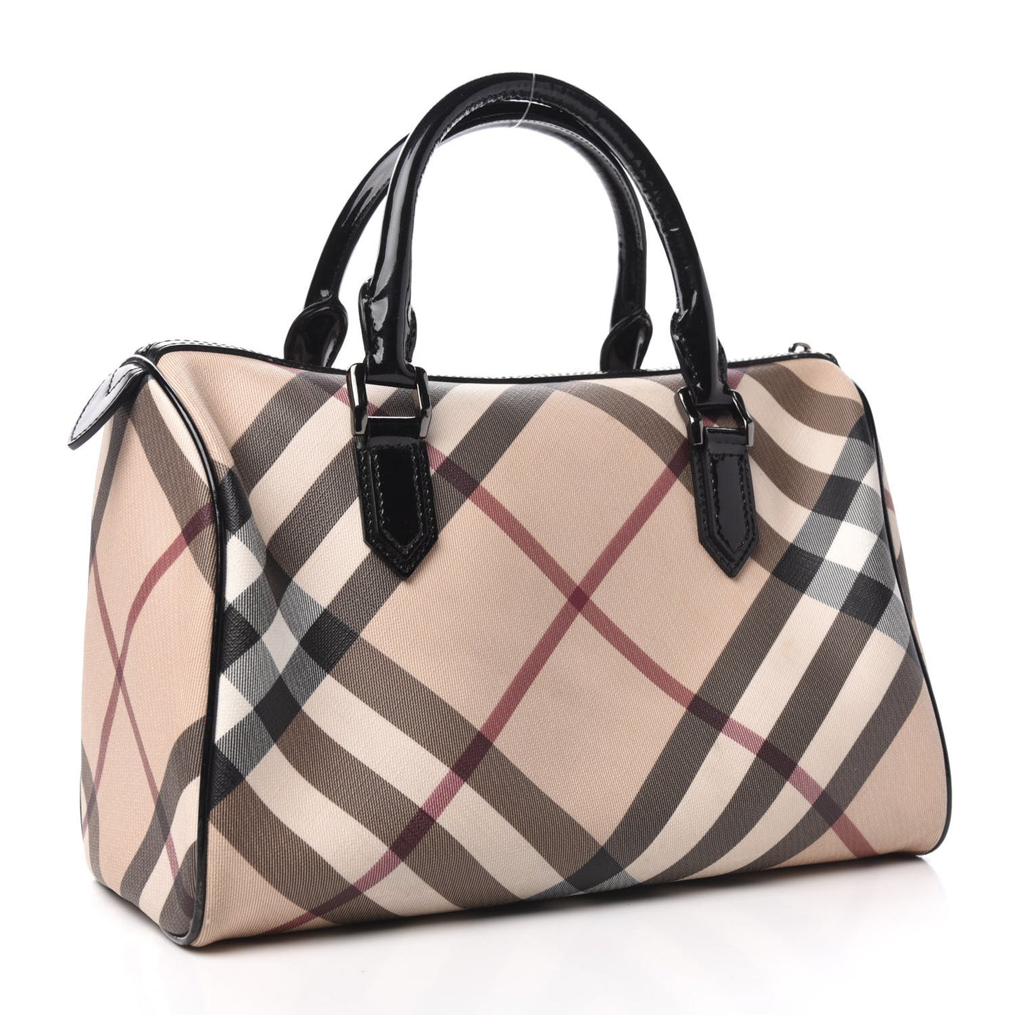 Nova Check Small Chester Bowling Bag Black