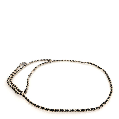 Chanel Lambskin Enamel CC Chain Belt Black Gold 2 of 3