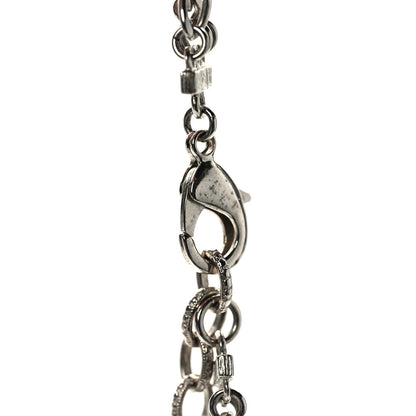 Chanel Crystal CC Multi Strand Long Chain Necklace Gold 5 of 6