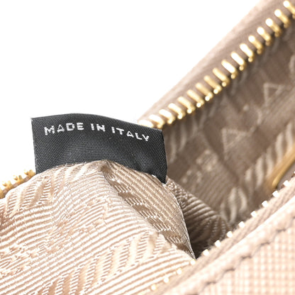 Prada Saffiano Lux Re-Edition Mini Shoulder Bag Cammeo 7 of 12