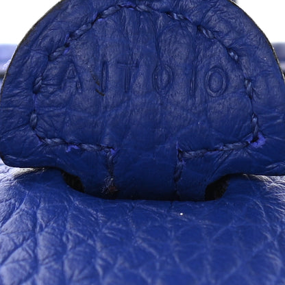 Hermes Taurillon Clemence Evelyne TPM Bleu Electrique 7 of 9