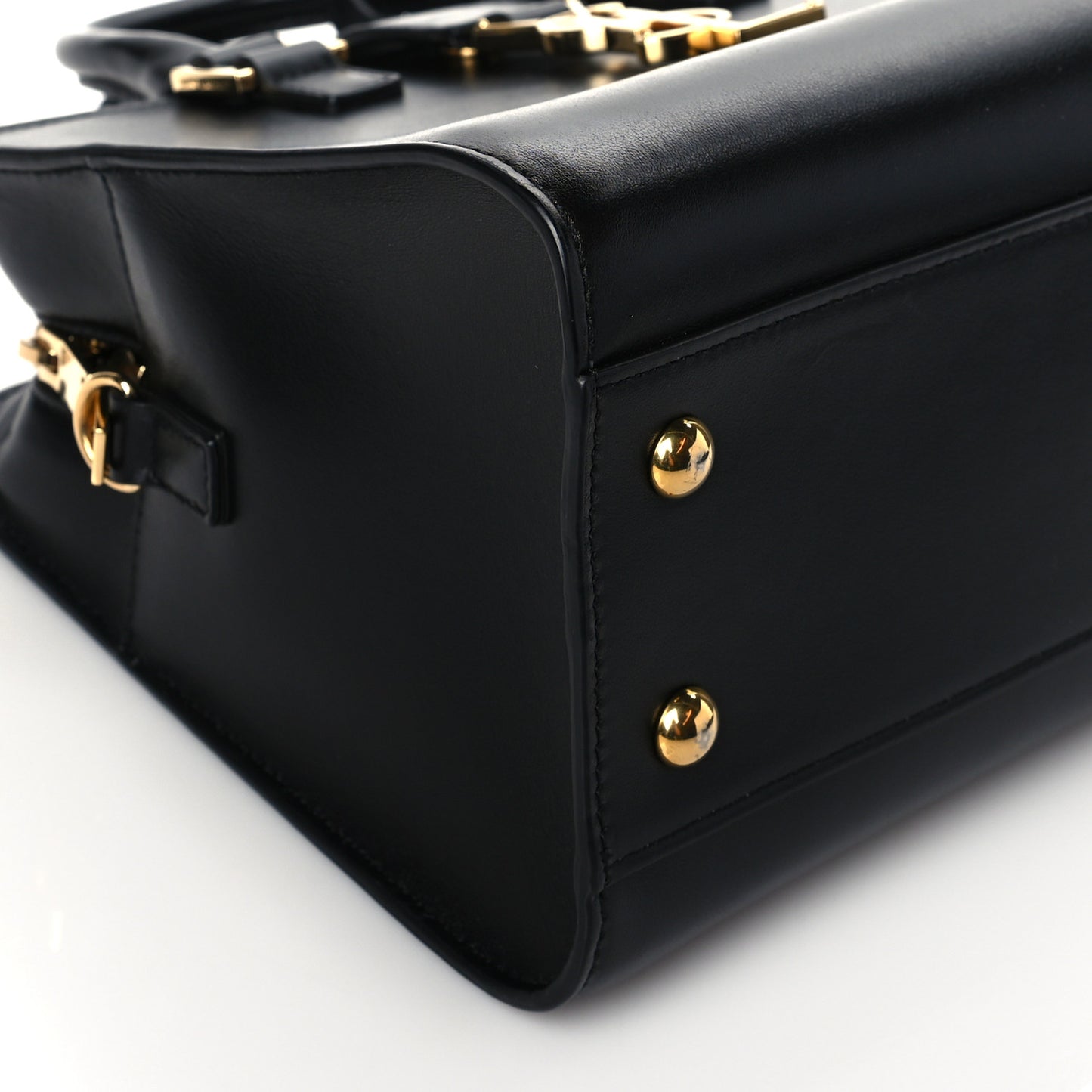 Calfskin Monogram Baby Cabas Black