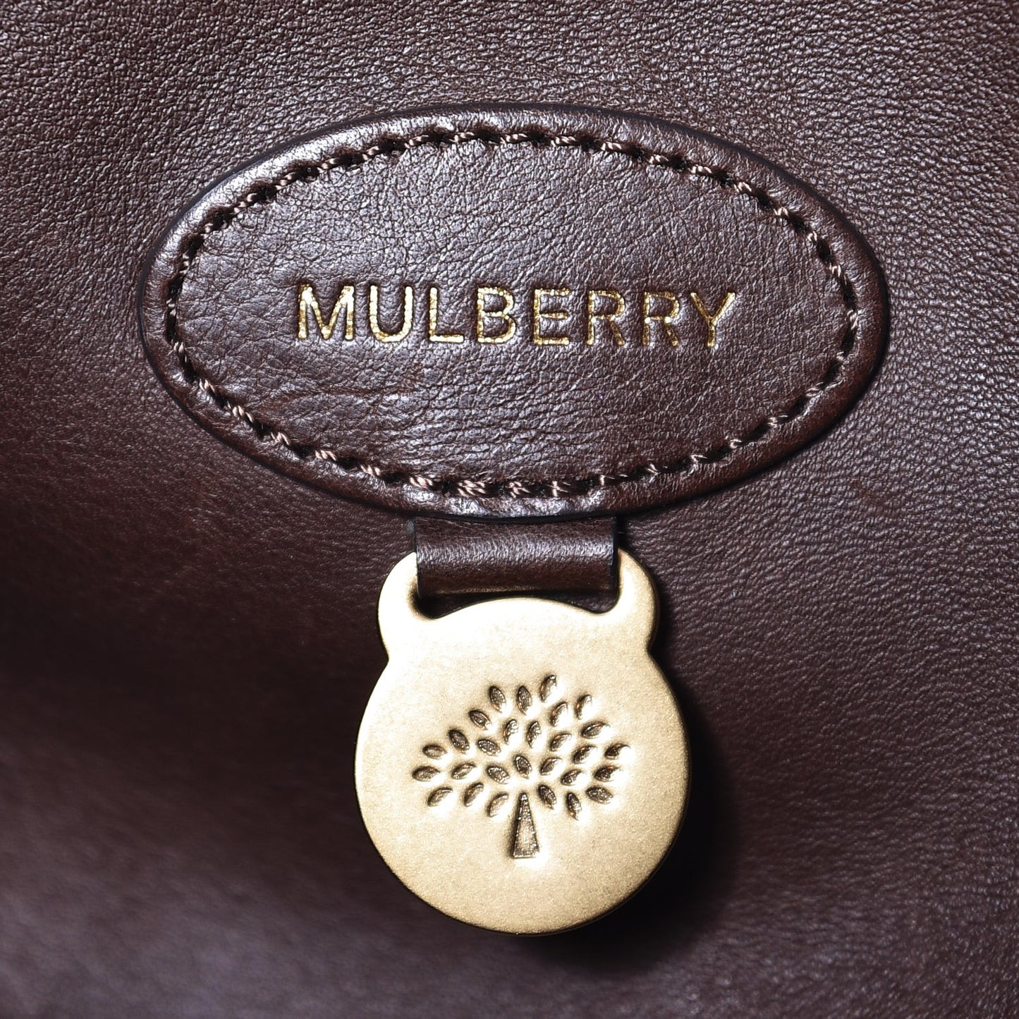 Natural Leather Bayswater Tote Chocolate