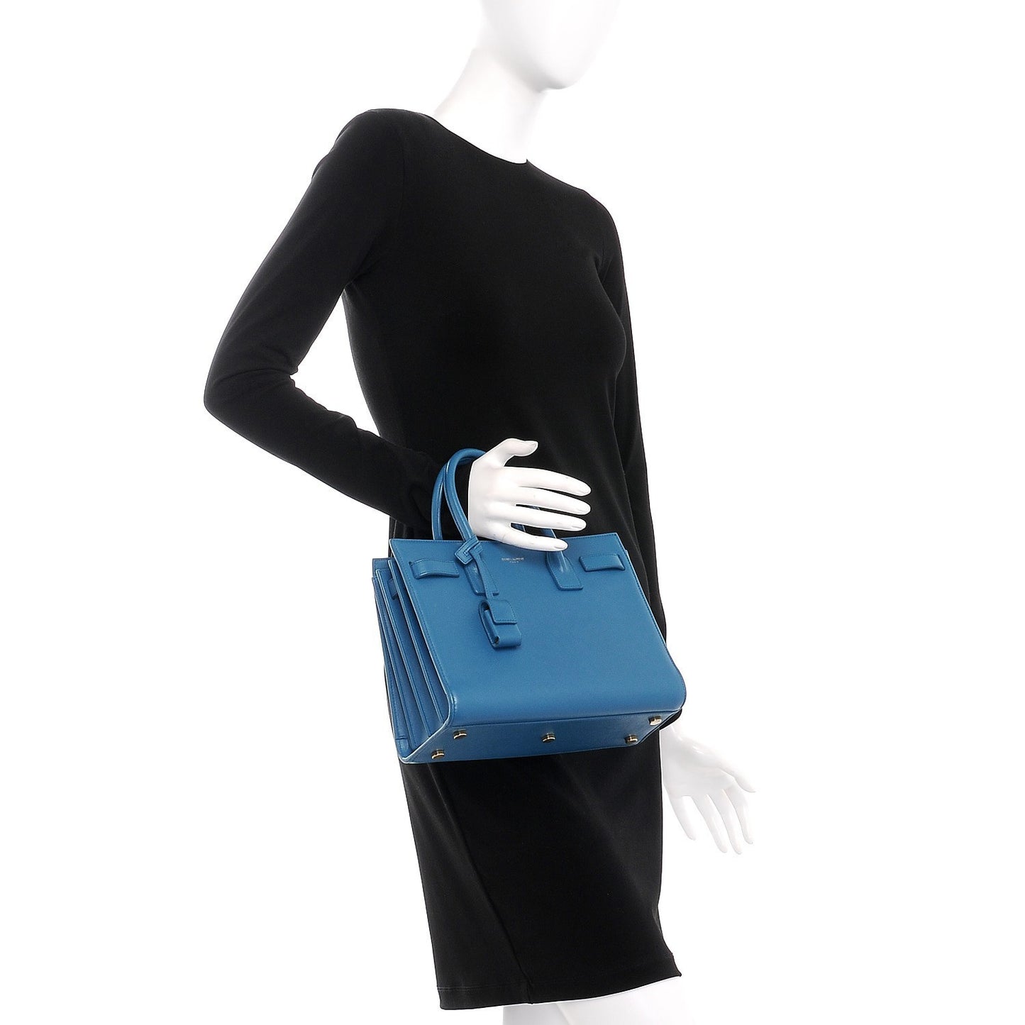 Calfskin Baby Sac De Jour Indigo