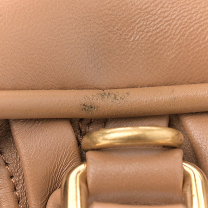 Miu Miu Nappa Matelasse Regular Arcadie Top Handle Bag Caramel 11 of 13