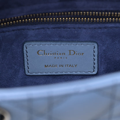 Christian Dior Lambskin Cannage Gradient Small My ABCDior Lady Dior Indigo Blue 11 of 12