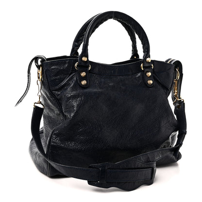 Balenciaga Agneau Giant 12 Gold Hardware Velo Bleu Obscur 4 of 11