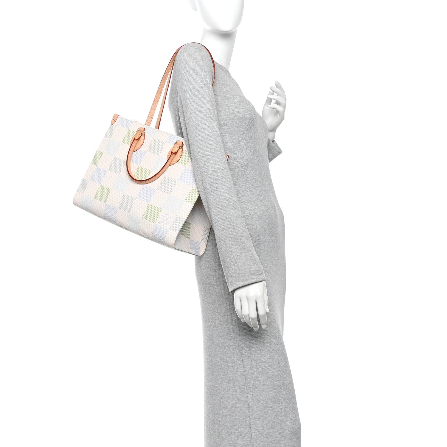 Louis Vuitton Damier Giant Onthego MM Pistachio 2 of 9