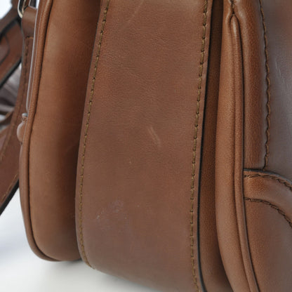 Gucci Calfskin Small New Bamboo Top Handle Bag Brown 13 of 19