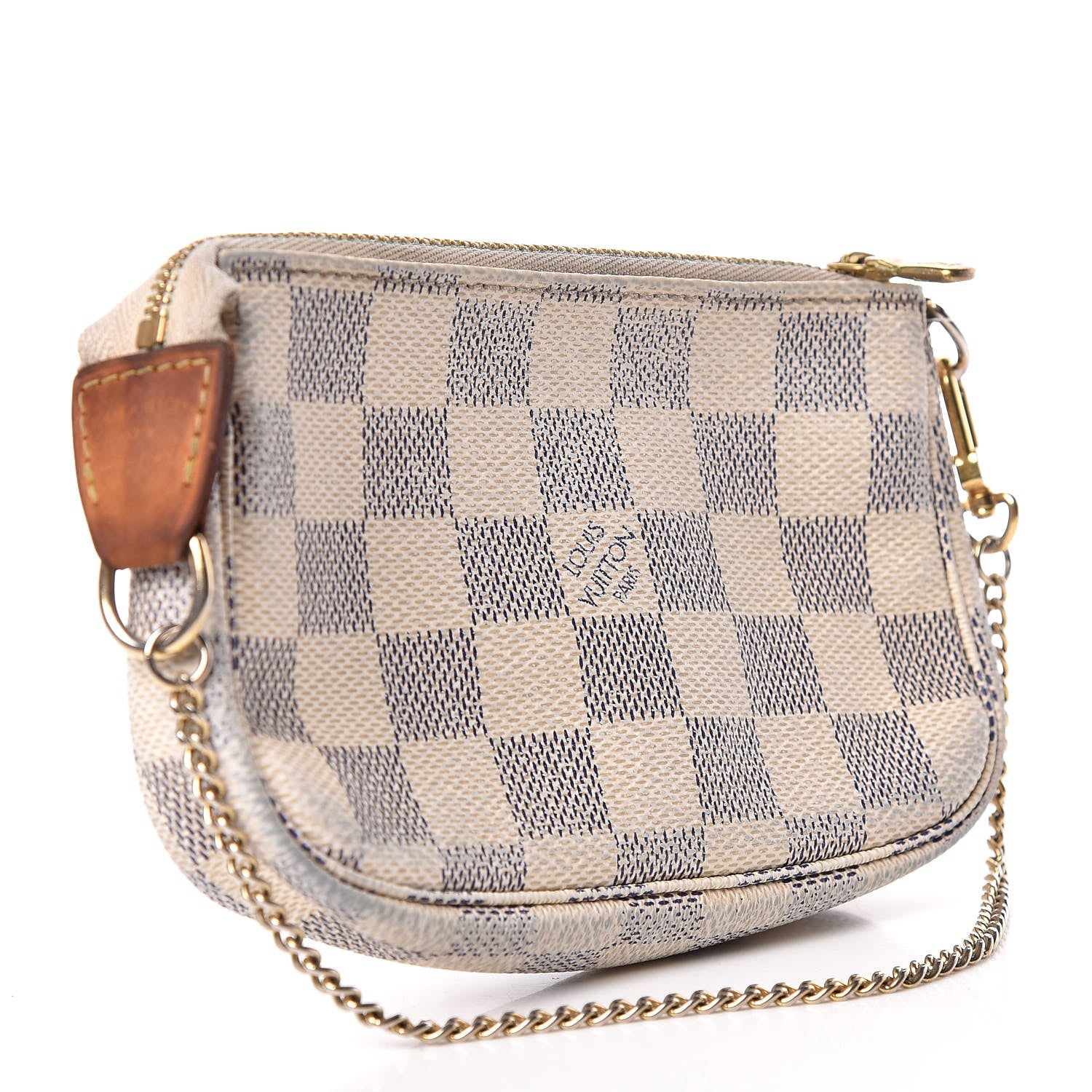 Louis Vuitton Damier Azur Mini Pochette Accessories 3 of 14