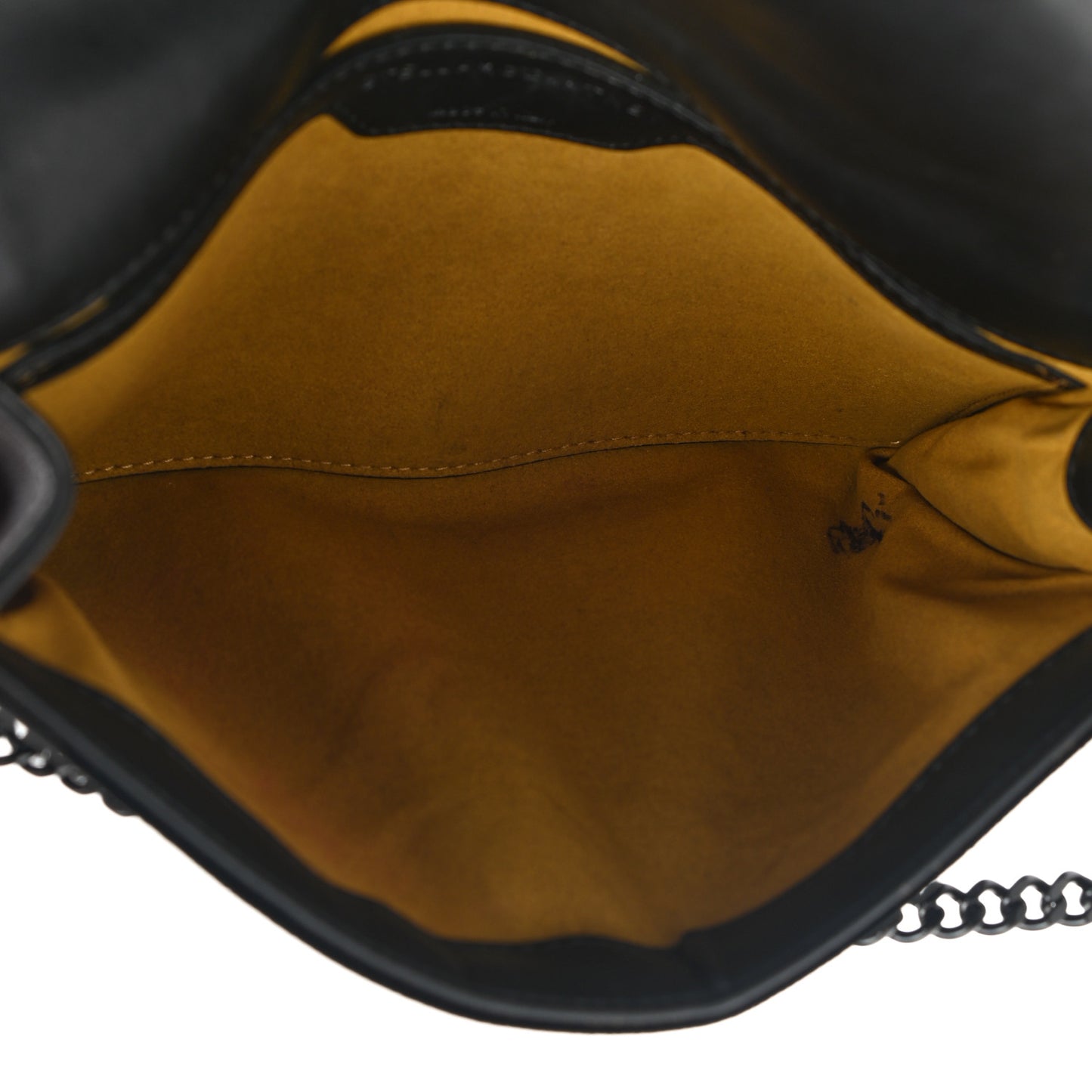 Velvet Effect Falabella Shoulder Bag Black