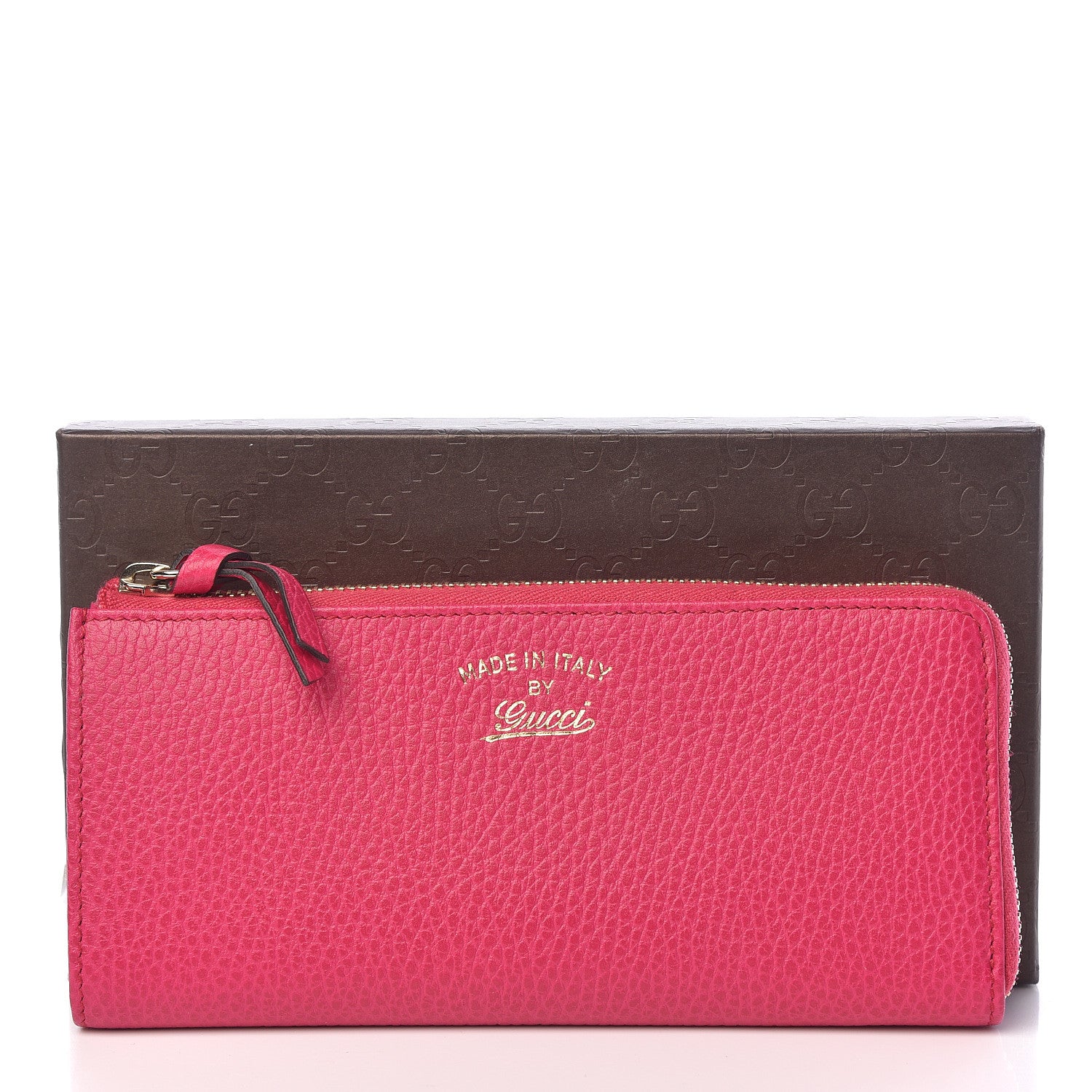 Gucci Dollar Calfskin Swing Zip Wallet Blossom 8 of 8