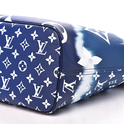 Louis Vuitton Monogram Escale Neverfull MM Blue 9 of 9