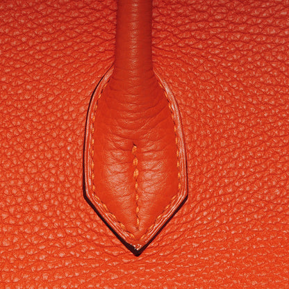 Hermes Togo Birkin 35 Orange 7 of 21