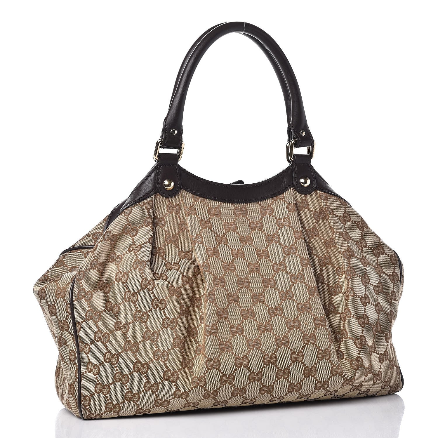Gucci Monogram Medium Sukey Tote Dark Brown 3 of 11