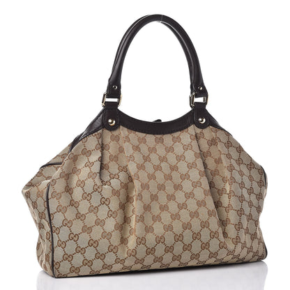 Gucci Monogram Medium Sukey Tote Dark Brown 3 of 11