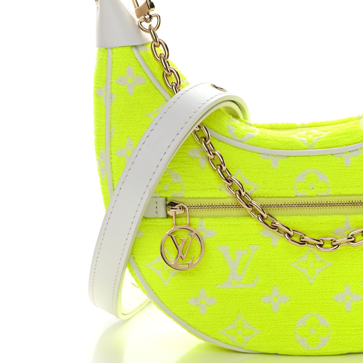 Louis Vuitton Monogram Jacquard Velvet Loop Yellow 6 of 11