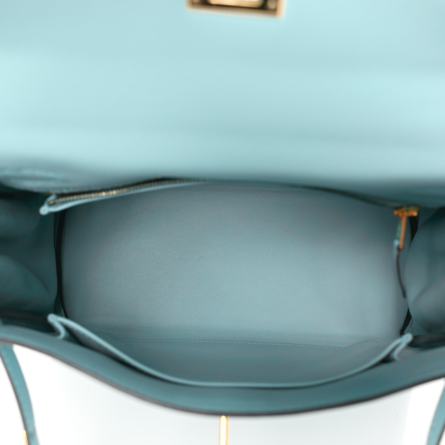 Hermes Swift Kelly Retourne 25 Bleu Atoll 5 of 10