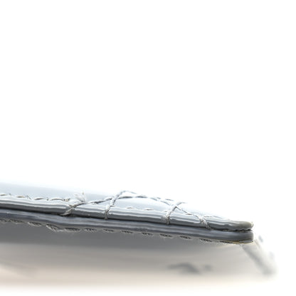 Christian Dior Patent Cannage Lady Dior Card Holder Cloudy Blue 9 of 9