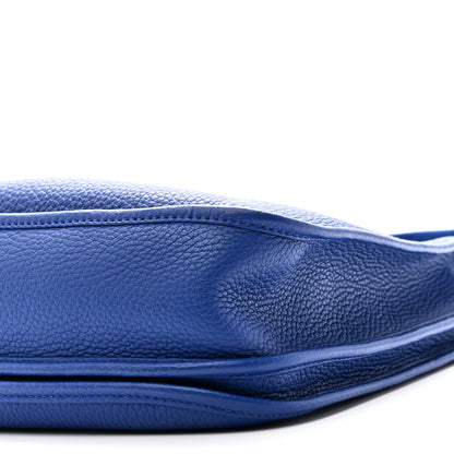Hermes Taurillon Clemence Evelyne III PM Bleu Royal 10 of 10