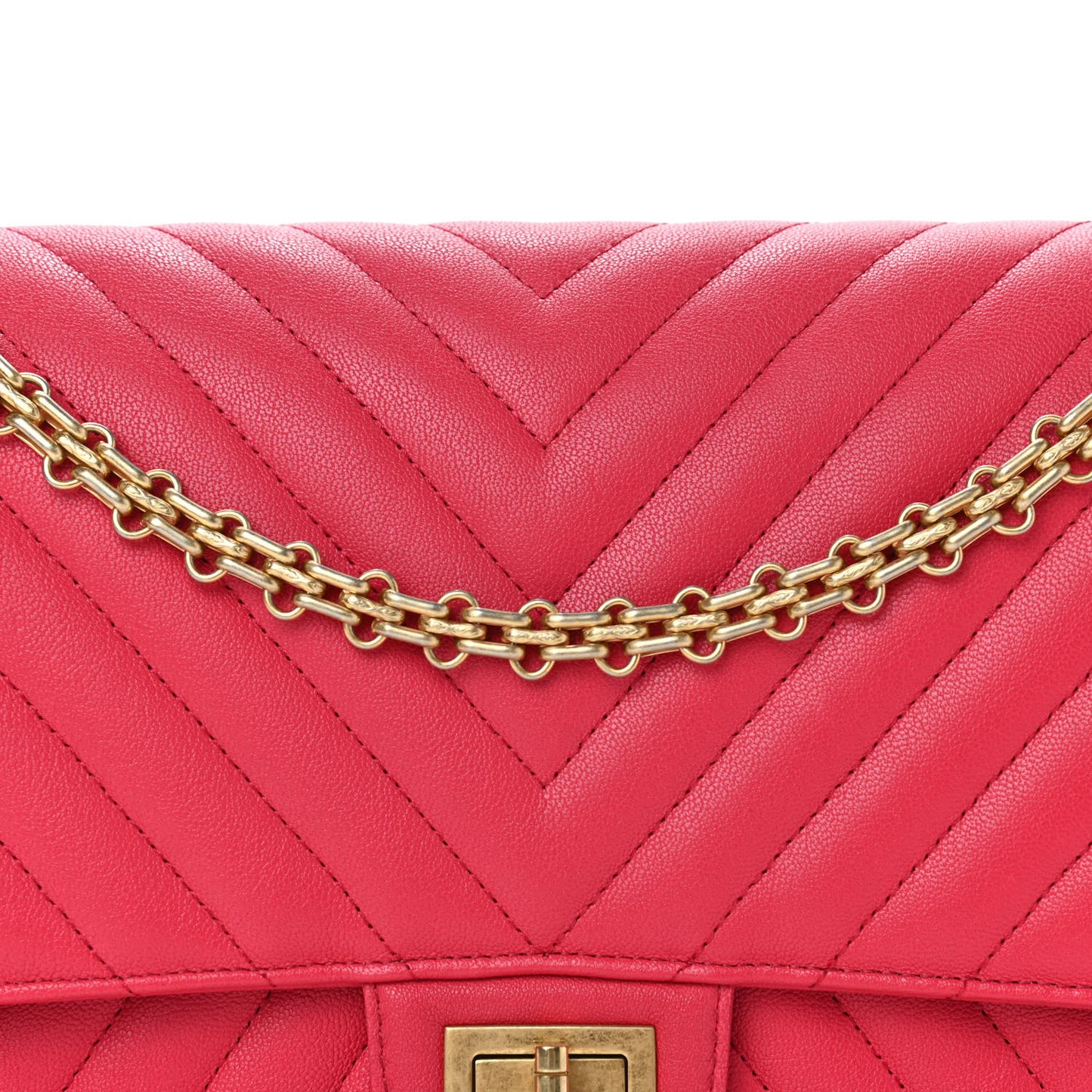 Sheepskin Chevron Quilted 2.55 Reissue 226 Flap Pink