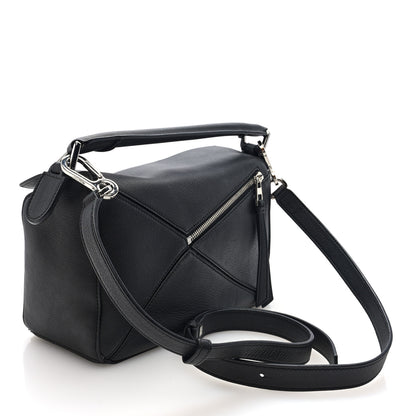 Loewe Calfskin Small Puzzle Bag Black 3 of 9