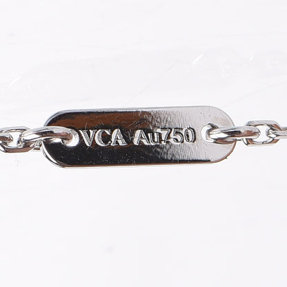 Van Cleef & Arpels 18K White Gold Turquoise Sweet Alhambra Butterfly Bracelet 6 of 7