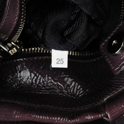 Prada Vernice Sfumata Hobo Mirtillo 8 of 8
