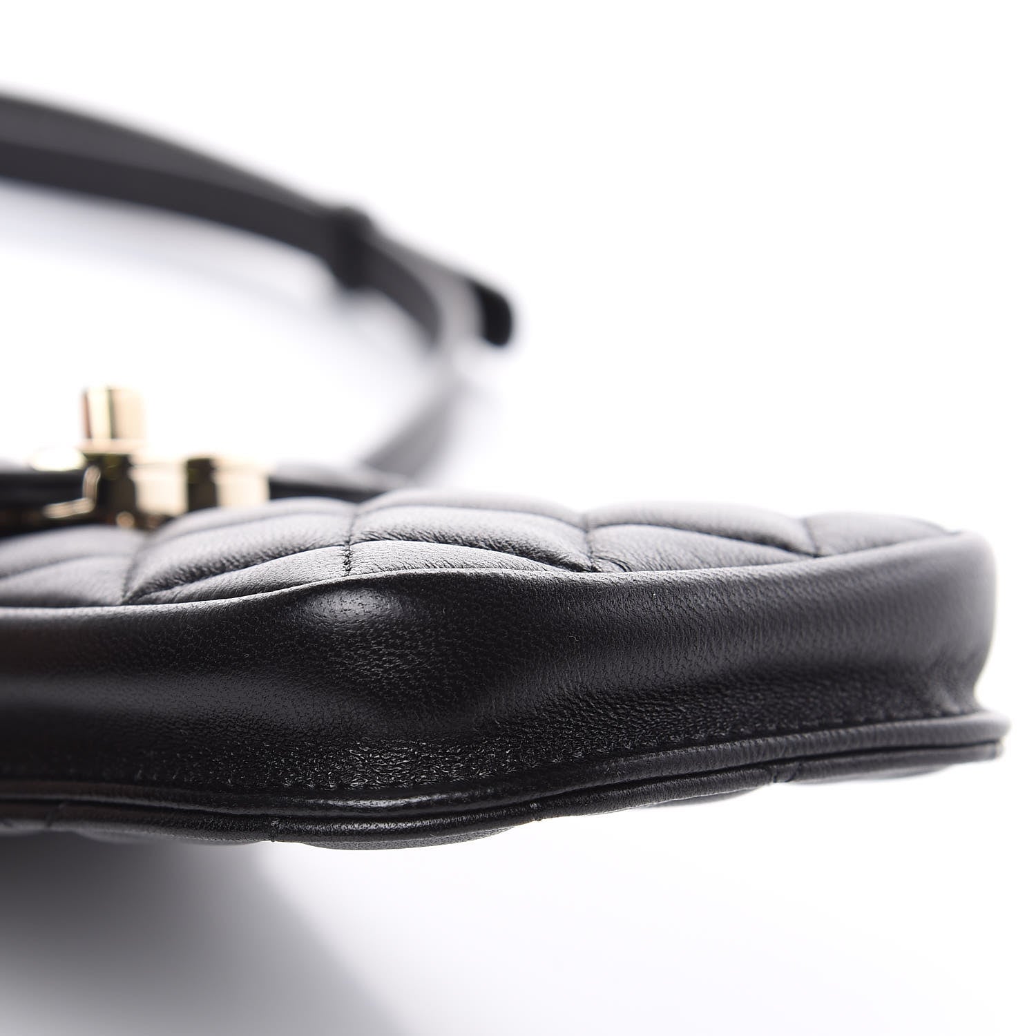 Chanel Lambskin Quilted Belt You Can Waist Bag Black 9 of 12