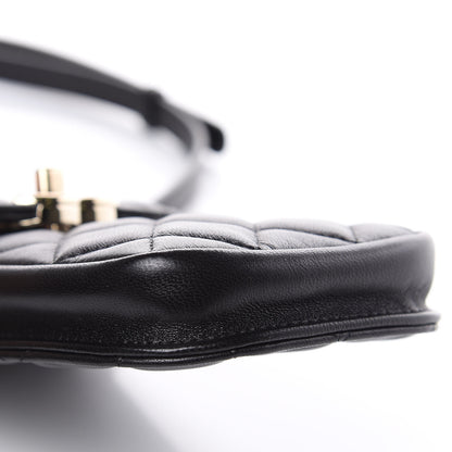 Chanel Lambskin Quilted Belt You Can Waist Bag Black 9 of 12