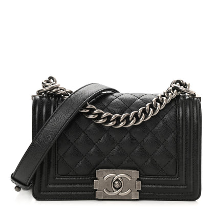 Chanel Caviar Quilted Small Boy Flap Black 1 of 11