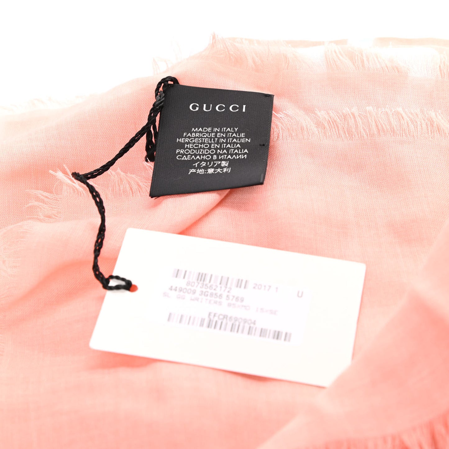 Modal Silk GG Writers Fringe Shawl Old Rose Sky Blue
