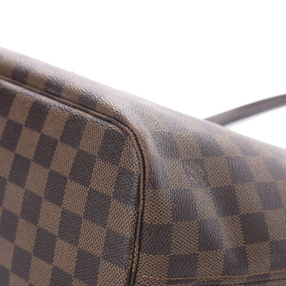 Louis Vuitton Damier Ebene Neo Neverfull MM Rose Ballerine 12 of 15