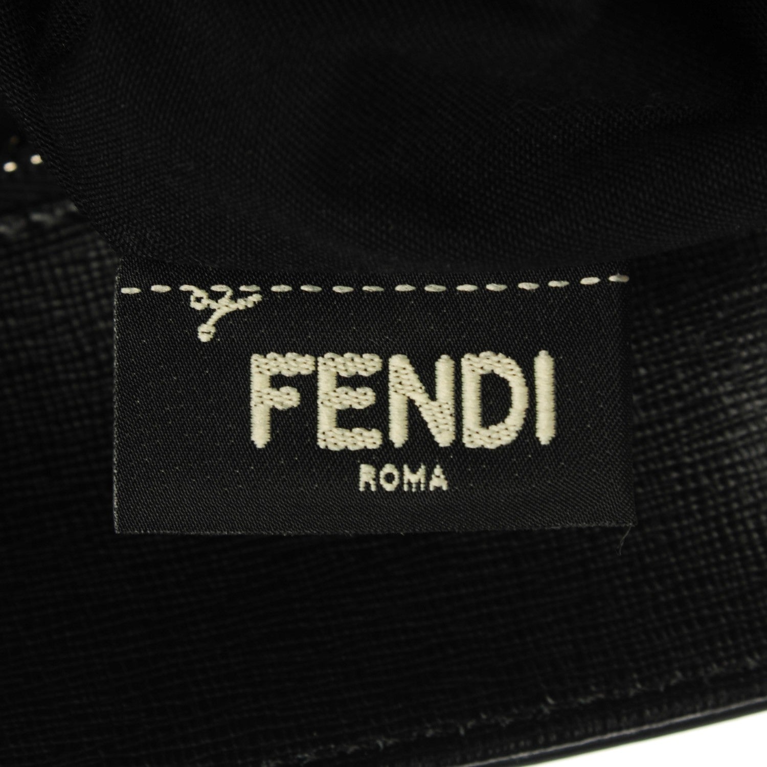 Fendi Vitello Elite Cuoio Monster Buggies Medium Roll Tote Blue Royal Black 7 of 9
