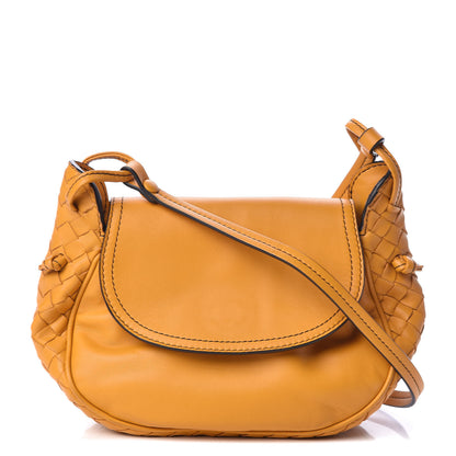 Bottega Veneta Nappa Intrecciato Small Nodini Flap Crossbody Marigold 1 of 11