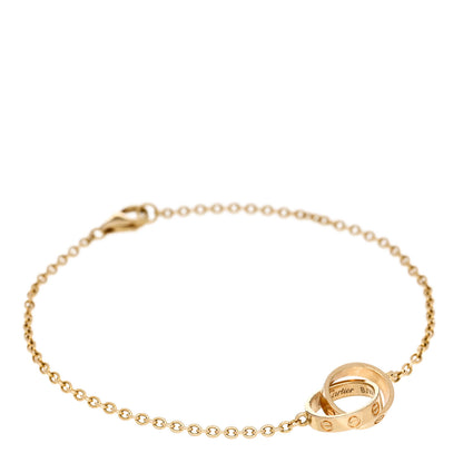 Cartier 18K Yellow Gold Interlocking LOVE Bracelet 1 of 6