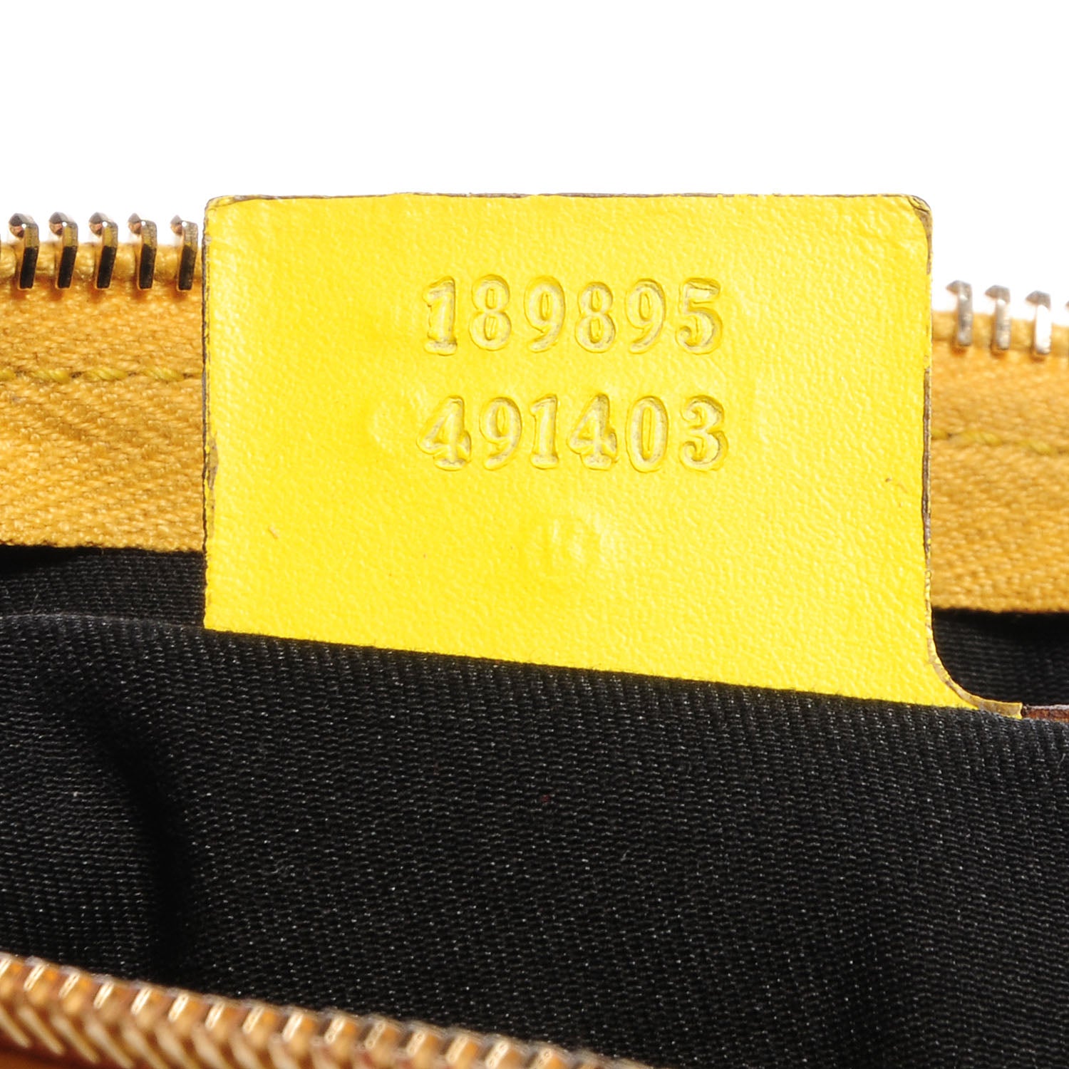 Gucci GG Plus Monogram Web Stripe Medium Joy Boston Yellow 8 of 8