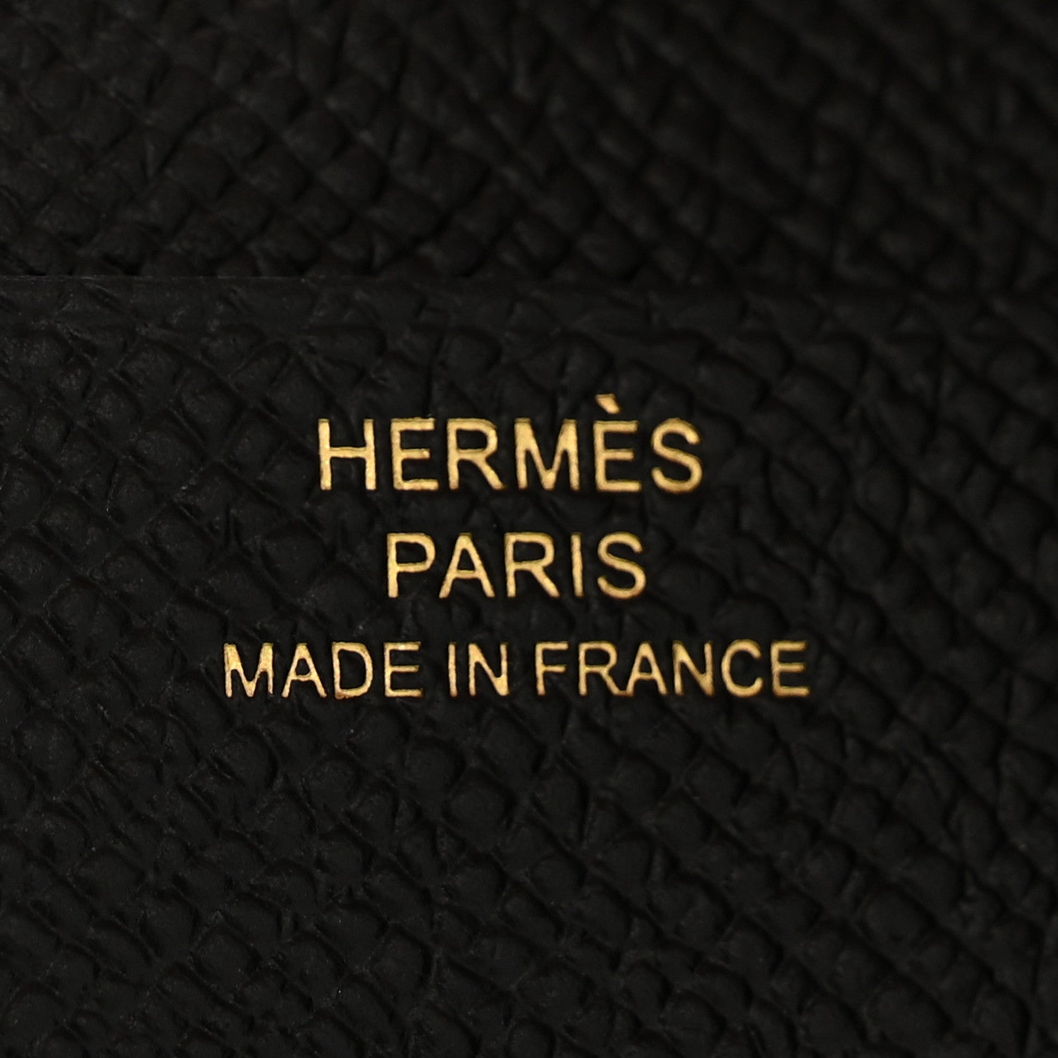 Hermes Epsom Tri-Fold Compact Bearn Wallet Black 6 of 10