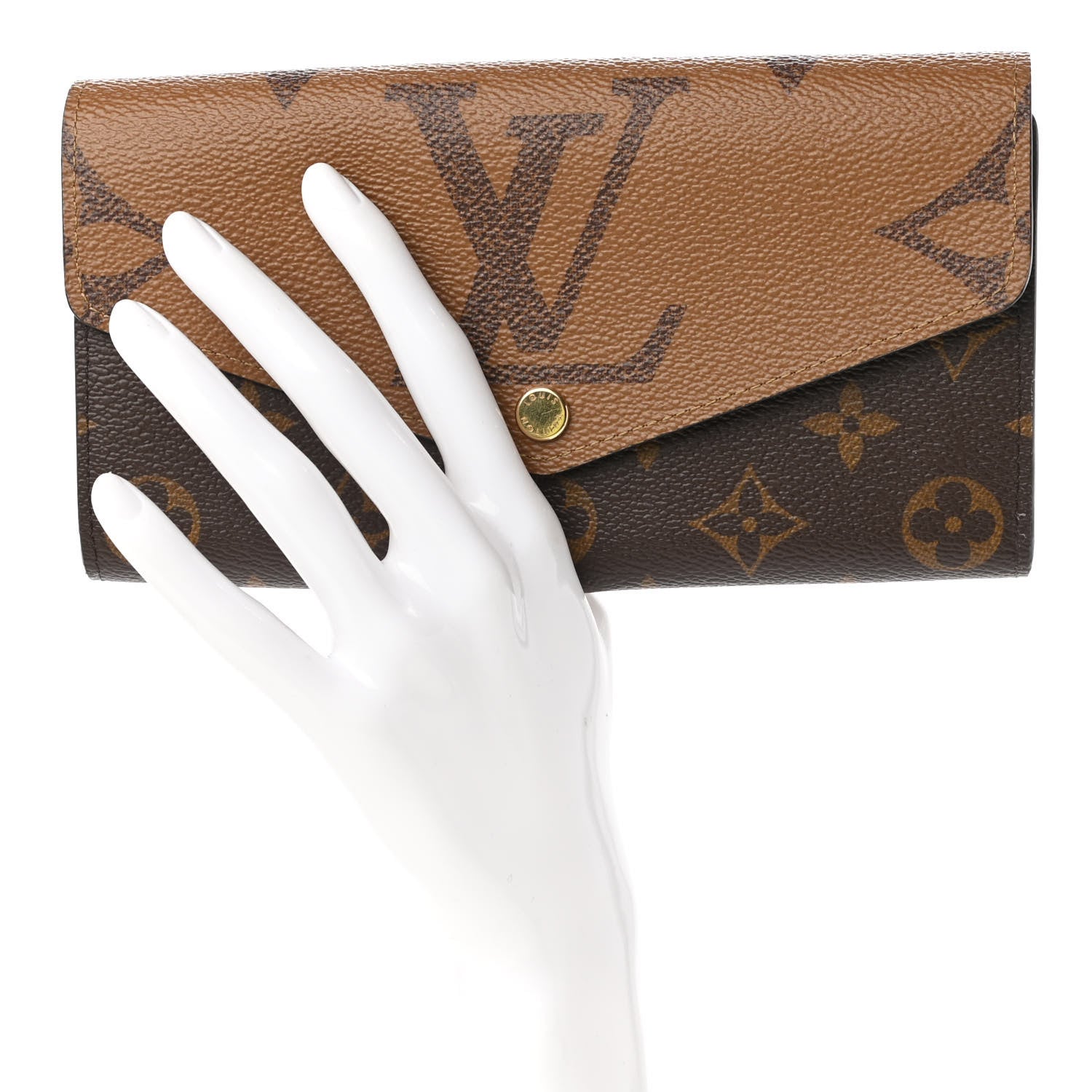 Louis Vuitton Reverse Monogram Giant Sarah Wallet 2 of 7