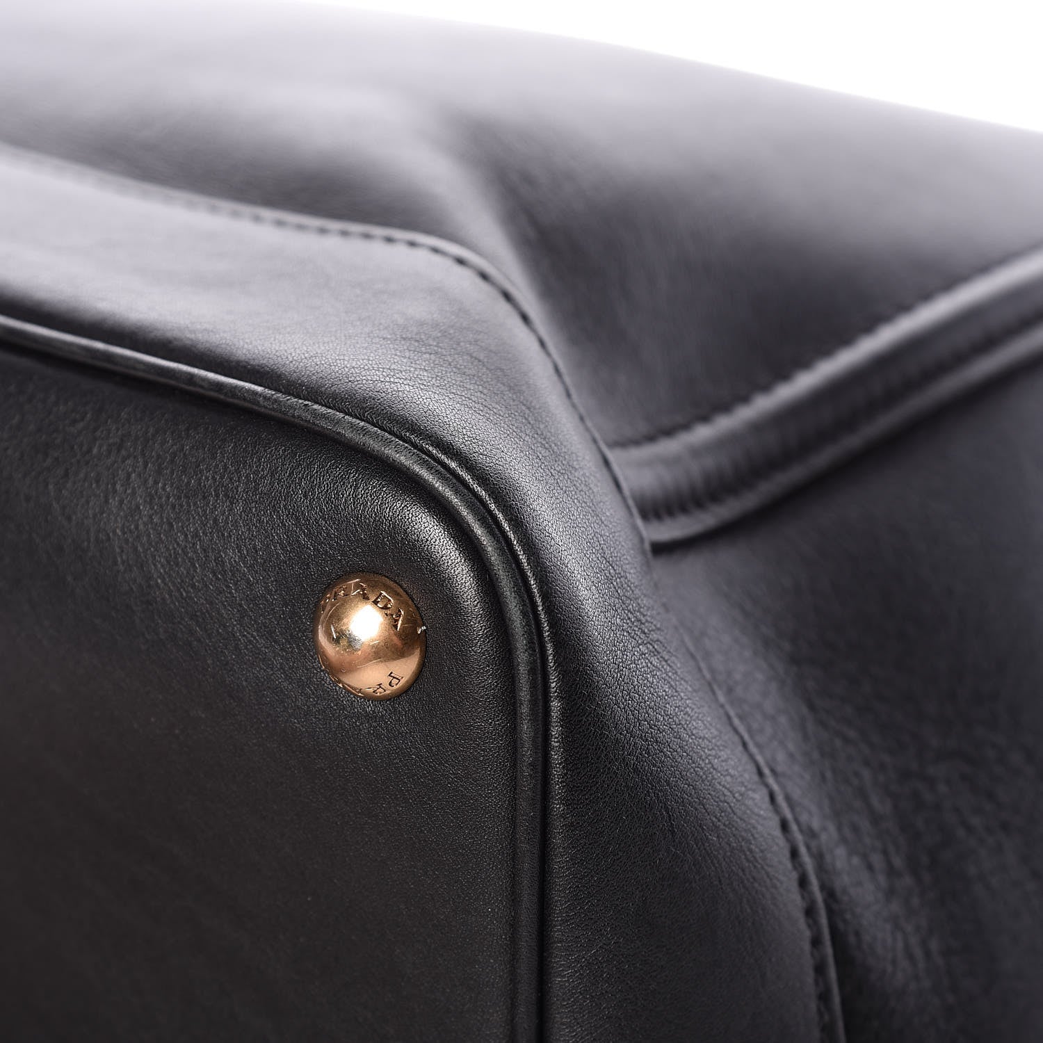 Prada City Calfskin Tote Black 12 of 13