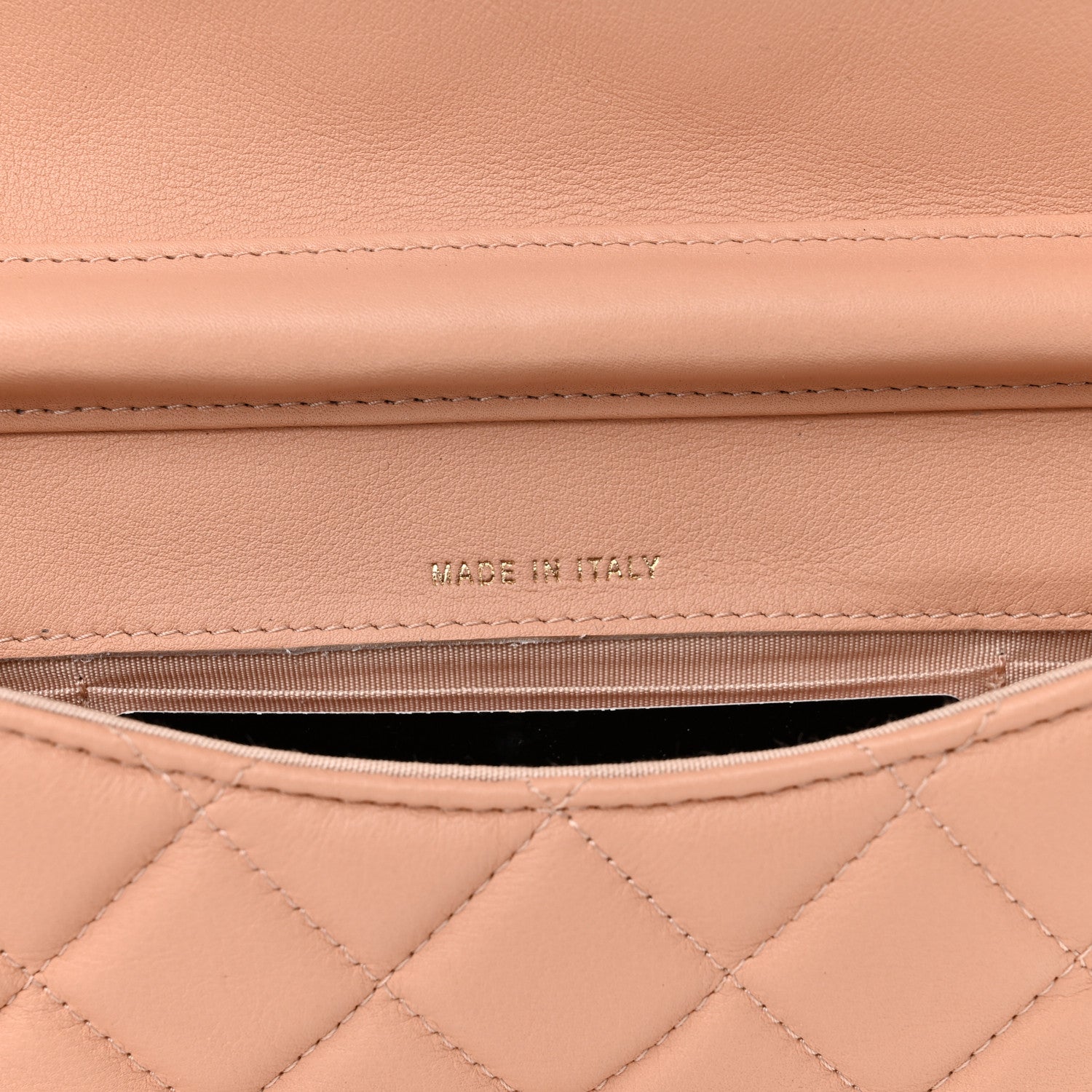 Chanel Calfskin Quilted Coco Mail Clutch With Chain Light Pink 7 of 12