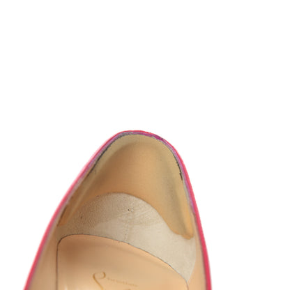 Christian Louboutin Patent Pigalle Follies 100 Pumps 35 Pinky 12 of 13