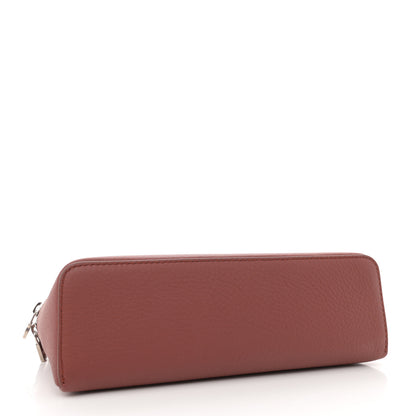 Loro Piana Grained Calfskin L19 Extra Pocket Pouch Kummel 4 of 10