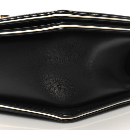 Chanel Calfskin Quilted Medium Boy Top Handle Flap Black 10 of 10