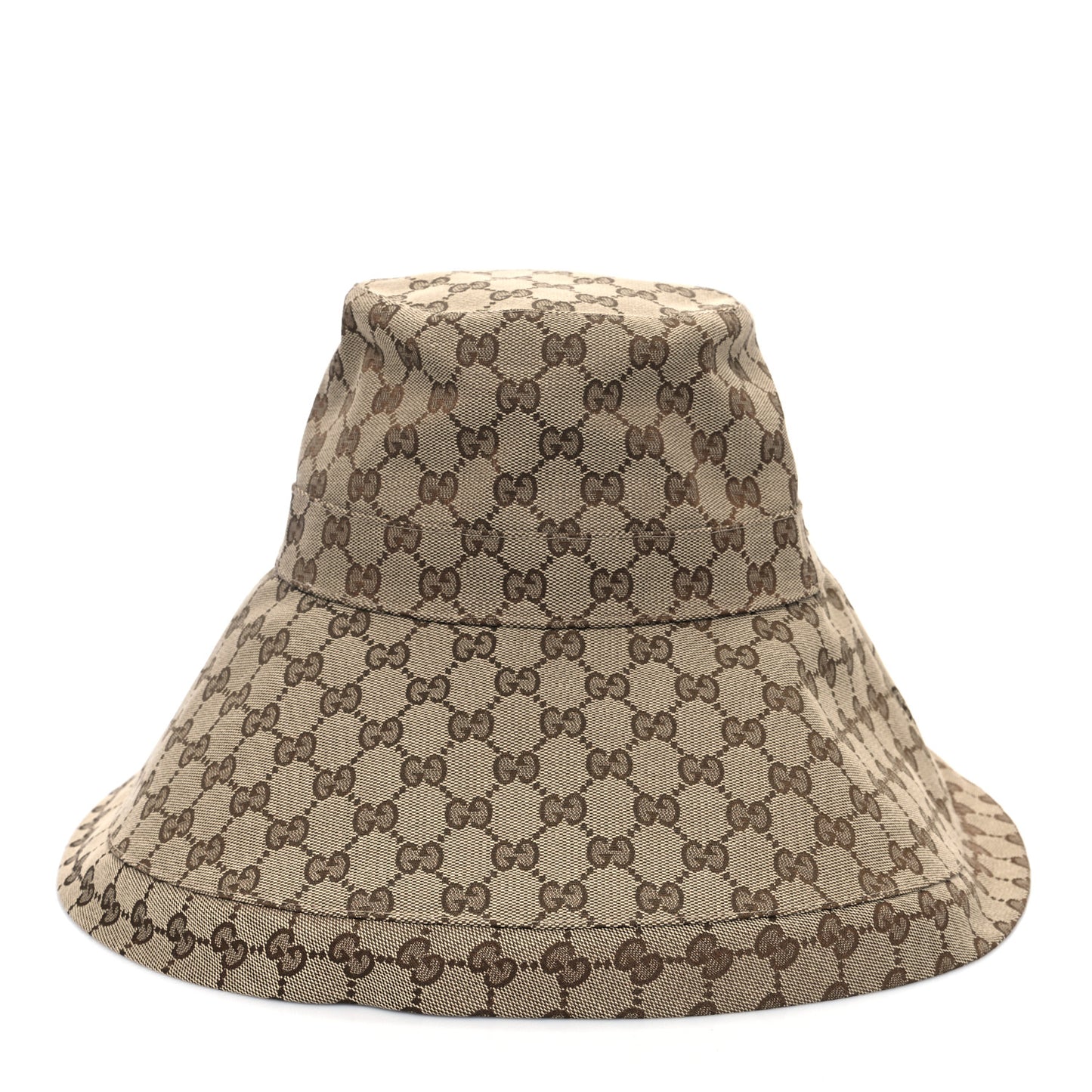 Monogram Wide Brim Hat L Beige