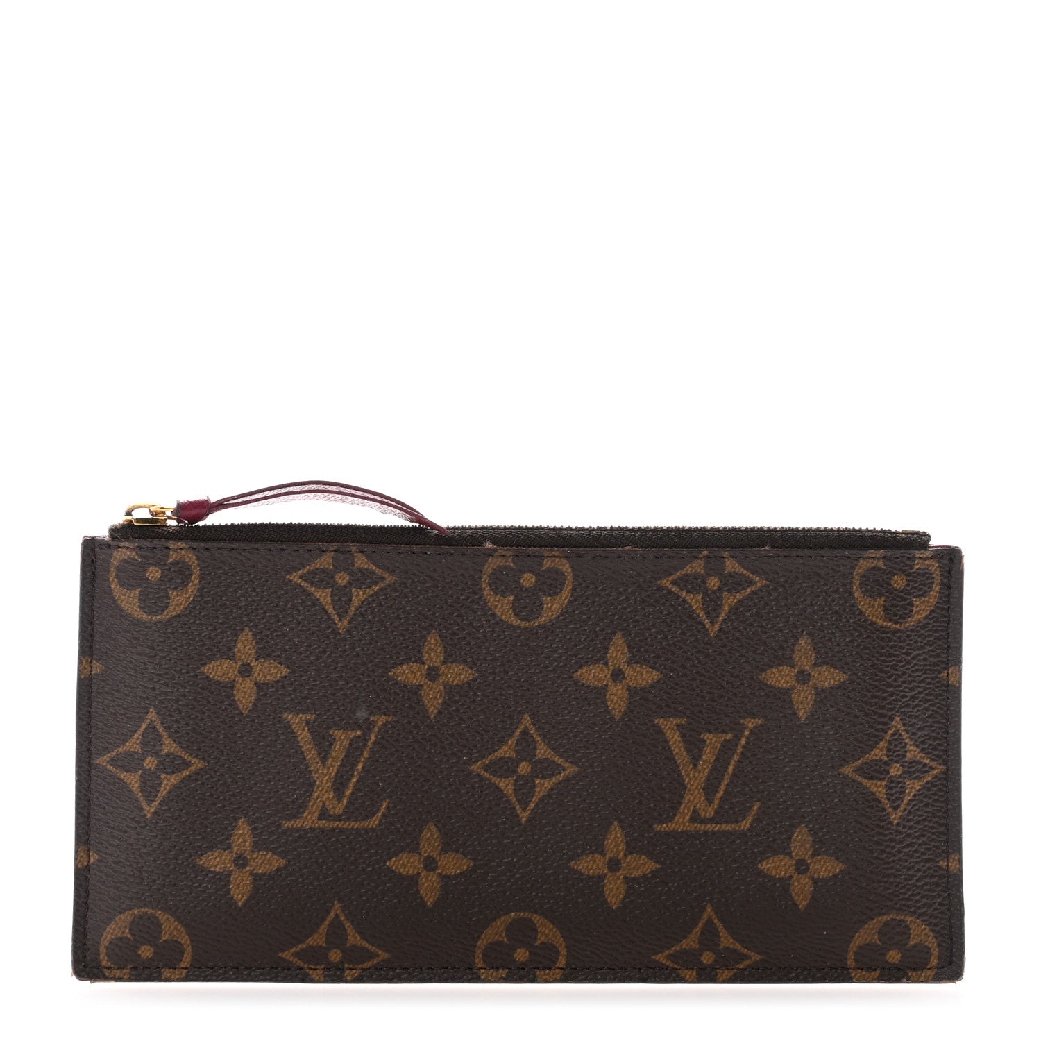 Louis Vuitton Monogram Felicie Chain Wallet Zippered Insert Fuchsia 1 of 10