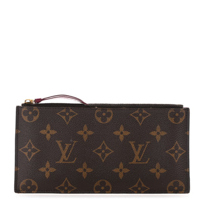 Louis Vuitton Monogram Felicie Chain Wallet Zippered Insert Fuchsia 1 of 10