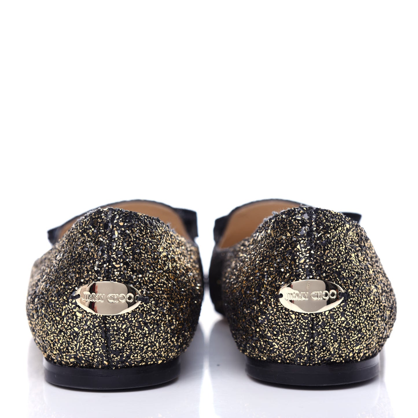 Glitter Gala Viola Flats 40 Black